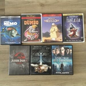DVD bundle cartoons and sci-fi movies